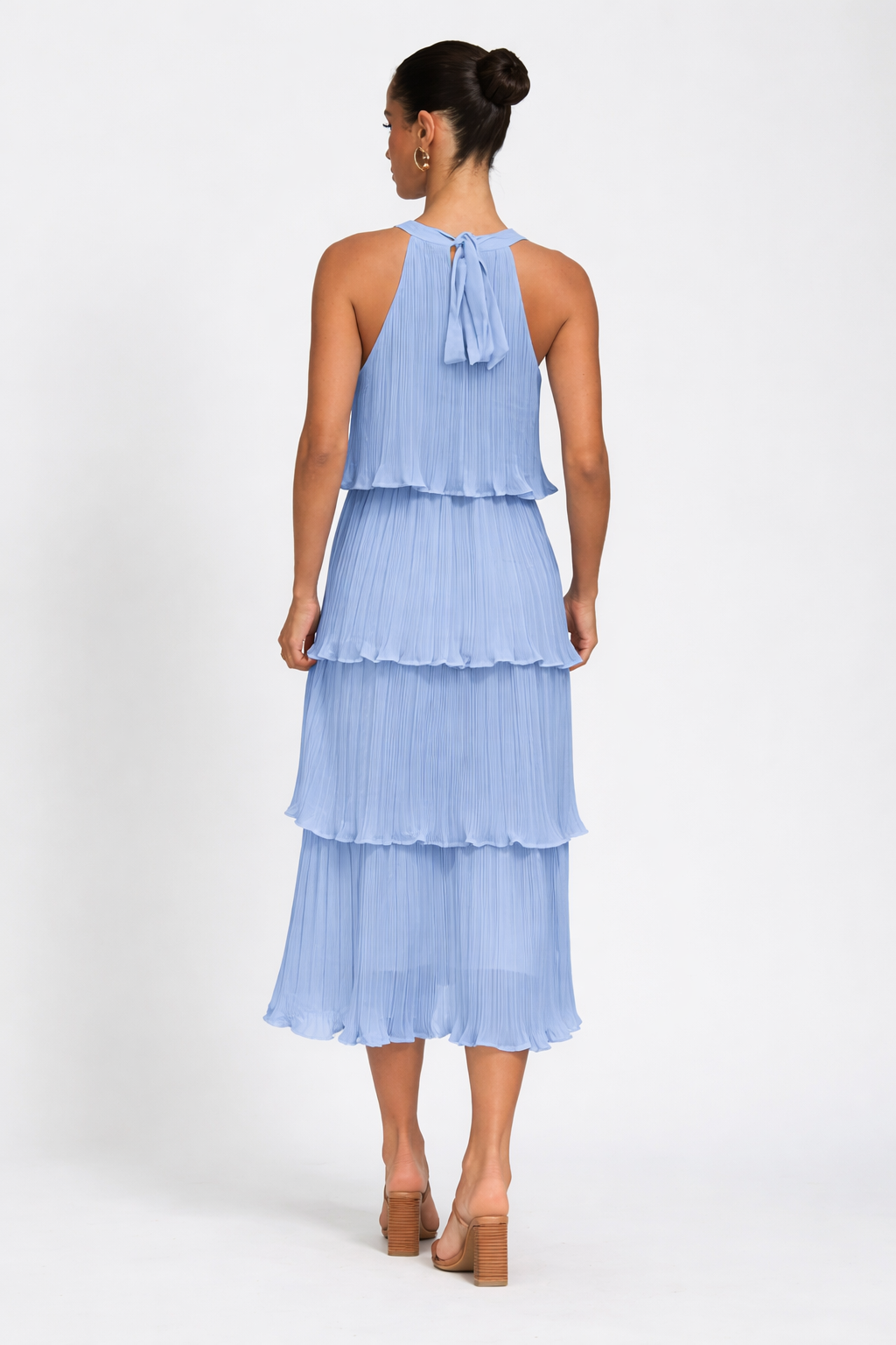 Chiffon Flowy Summer Midi Dress