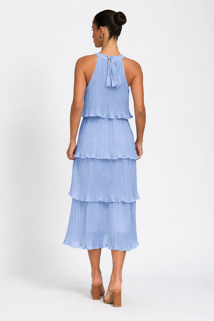 Chiffon Flowy Summer Midi Dress