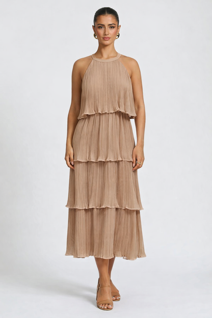 Chiffon Flowy Summer Midi Dress