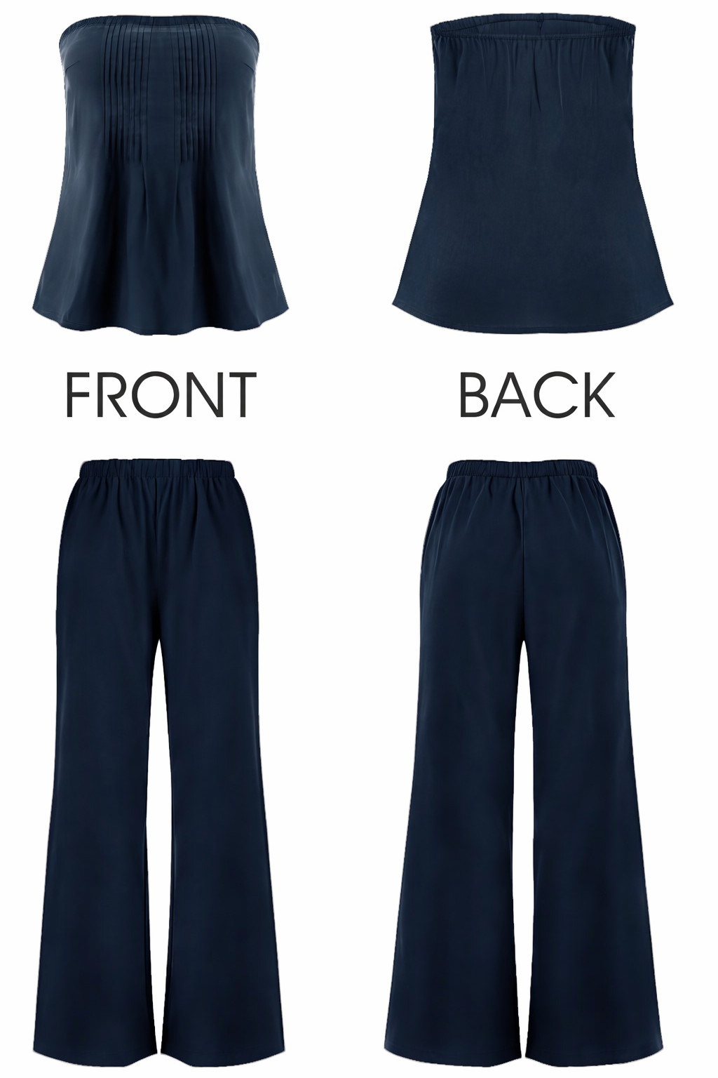 Kyle Strapless Top and Pants Set
